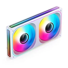 JONSBO 雙風扇散熱器，高效散熱，靜音運行，多色可選，易於安裝, 白, 1個, ZB-240W