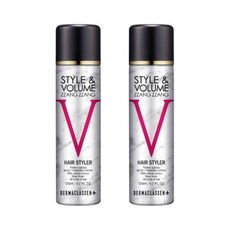더마클라센 스타일 앤 볼륨짱짱 헤어 스프레이 흑채 120ml, 블랙, 2개