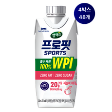 셀렉스 프로핏 웨이프로틴 드링크 복숭아 아이스티, 330ml, 4박스
