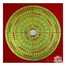 育林出版社 羅盤-8寸6分-綜合盤34層(金面)(日星堂電木)