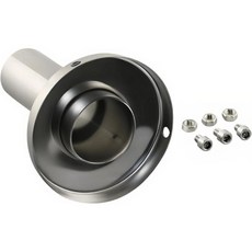 MGSTORM 3인치 배기 머플러 팁 자동차 SUV 트럭용 범용 탈착식 소음기 76mm 스테인리스 원형, 3 Inch