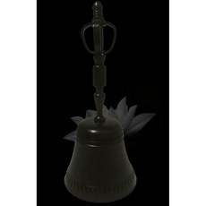 弘喧 佛鈴 法器, 黑色, 1個