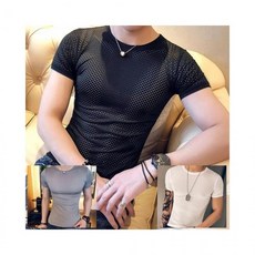 루미나D 스포츠웨어 에어홀 냉감티셔츠 골프이너웨어