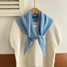 100% 울 겨울 스카프 여성용 따뜻한 삼각형 니트 히잡 솔리드 숄 랩 파시미나 반다나 헤드 신상품, 01 60x130cm, 01 빠른, 04 DB031-09