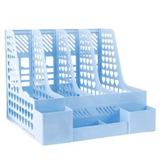 이동식 데스크탑 파일 보관함 컬럼 책장 책상 책꽂이 칸막이 책 보관 랙, 기본, 1PIECE