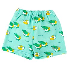 베이비앙 튜브악어(민트색상) 수영장기저귀_물놀이_방수기저귀(팬츠형) S (일회용 방수기저귀 필요없음), 1매, 소형(S)