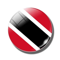 발광 깃발 유리 냉장고 자석 30mm 도미니카 엘 살바도르 그레나다 자메이카 아이티 온두라스 과테말라 트리, 07 Trinidad and Tobago