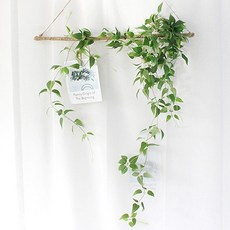 클레마티스 잎 넝쿨 바인 120cm 행잉 벽장식 조화 소품