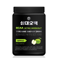 삼대오백 BCAA 티로신 아미노산 글루타민 에너지드링크 헬스보충제 사과맛, 500g, 1개