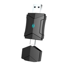 무선 안드로이드 오토 카플레이 차량용 어댑터 2in1, 블랙, 카플레이-안드로이드오토