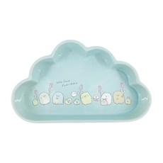 San-X 角落生物雲朵首飾盤 陶瓷雲朵造型 16x9.7公分, 1個, 水彩做舊感