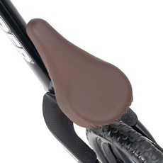 자전거 안장 쿠션 메모리폼 충격흡수 아이레 커버 스트라이더 페달 없는 킥보드 유아 스트라이더용 무지, 갈색