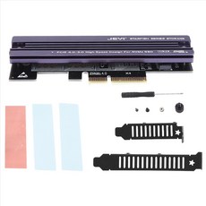 Haixing M.2와 호환용 JEYI - Pci-E4.0 어댑터 카드 Nvme 솔리드 스테이트 드라이브 확장 카드 Pciex1 - M2, 1개, 검은색