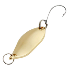 The brave 馬口魚專殺亮片 路亞餌 海釣餌 仿生餌 釣魚鐵片, 1個, 金色-5g