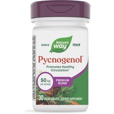 네이쳐스웨이 피크노제놀 소나무 껍질 추출물 50mg 타블렛, 30정, 1개