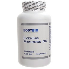 BODYBIO 月見草油 1300mg 軟膠囊, 1個, 180 件
