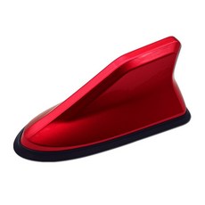 Universal Waterproof Car Radio Shark Fin Antenna Amplifier Design Auto Aerials FM/AM Signal for Lada, Red