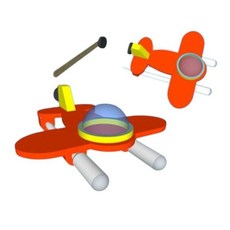 집콕과학 가는 자석으로 가는 수상비행기 만들기 1개, 본상품