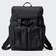 유니클로 멀티포켓 백팩 나일론 데일리 백팩 여행용 학생 직장인 가방 블랙