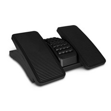 나비 지압판 듀얼 각도 높이 조절 사무실 책상 발받침대 풋레스트 NV128-FRS15, 블랙