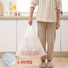 더에코 반투명 비닐 분리수거 쓰레기봉투, 60개, 100L