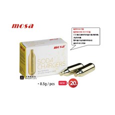 【TDTC 咖啡館】MOSA 蘇打氣泡水機/蘇打瓶/氣泡水瓶槍專用 CO2氣彈/小鋼瓶(10入/盒)【15盒以上請宅配】, 1盒