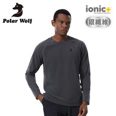 Polar Wolf 男 銀纖維抗菌長袖上衣 透氣快乾 抑臭 抗UV