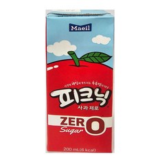 매일유업 피크닉 제로 사과, 200ml, 1개