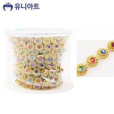 유니아트 (체인줄) 8000 롤체인줄 (no.8040) (금색)_mdcare26, 1개