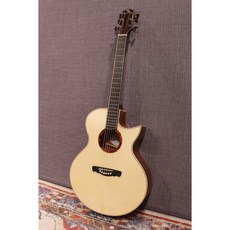 HsienMo 弦墨 春華 德國雲杉 桃花心木 佛羅倫斯尖缺角 民謠吉他, 1個