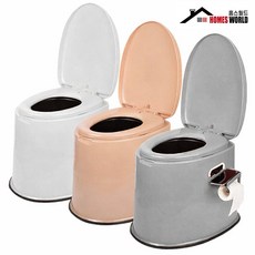 이동식 변기 간이 좌변기 환자용 노인용 화장실, A.이동식좌변기 폰거치형/블루, 1개