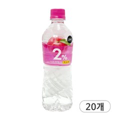 2% 이프로 부족할때 복숭아 제로, 500ml, 20개