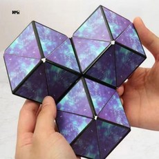 입체 우주큐브 1개 갤럭시퍼즐 자석큐브블럭 큐브장난감