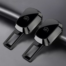 쉐리엘 튼튼한 안전벨트 연장 클립, 블랙, 2개