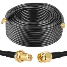 XRDS - RF SMA 케이블 SMA 남성에서 SMA 여성 케이블 3FT RG58 SMA 연장 케이블 SDR 장비 안테나 햄 라디오 3G 4G LTE 안테나ADS-B GPS, 100 FT