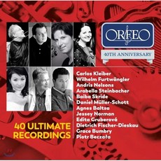 [CD] 오르페오 레이블 40주년 기념 음반 - 베스트 녹음 40 (ORFEO 40th Anniversary Edition: 40 Ultimate Recordings), Orfeo, Carl Seemann, CD