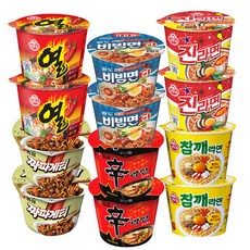 [Bluzone] Nongshim Ottogi Cup 拉麵 6 種 12 包, 12個