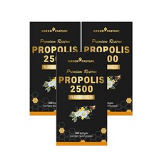 뉴질랜드 그린파스처 프로폴리스 2500mg, 3개, 300정