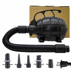 山海人 大氣壓充氣機 600W高功率 適用SUP與充氣床, 1個, 黑色