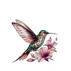 다리미 옷 데코스티커 열 전사지 플라워새들(10종옵션), 1178번