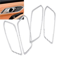 內門拉手框貼片 適用於 19-24 G20 340i 330i M3 碳纖維紋路裝飾