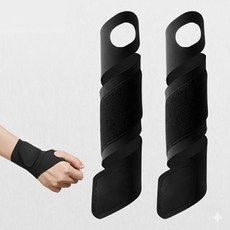 손목보호대 좌우겸용 일상용, 블랙2개, 2개
