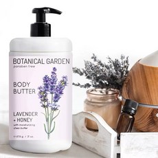 美事多 Botanical Garden 身體潤膚霜 878公克, 1個, 薰衣草+蜂蜜