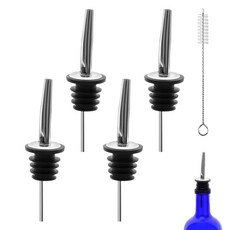 Eispap 주류 병용 푸어 스파우트 2개 주류 푸어 스테인리스 스틸 클래식 병 스피드 푸어러 테이퍼드 프리 플로우 푸어러 클래식 병의 립 1.9cm(3/4인치)에 가