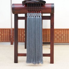 巨匠工廠古琴琴穗 古琴流蘇古琴全套垂墜冰絲琴穗 千絲穗真絲配件 古風, 深灰色, 1個