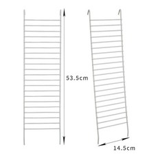 加固貓籠 平臺爬梯 寵物用品, 1個, 爬梯53*15 釐米 ,黑色, 黑色