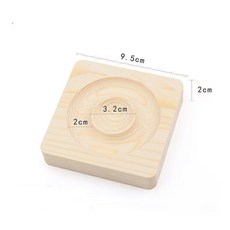 木質飾品展示盤, 方形購買2個髮3個