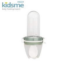 英國 kidsme 咬咬樂咀嚼訓練器 (擠壓式 升級版) 4m, 柚子綠, 1個