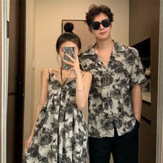 커플원피스 하객룩 다낭 피케 태교 남방 유니크한 페미닌룩 여캠 산뜻한 패밀리룩 모녀 비치웨어 휴양지패션 상견례룩 테마 셔링드레스