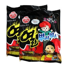 오뚜기 열뿌셔뿌셔 화끈한 매운맛, 2개, 90g